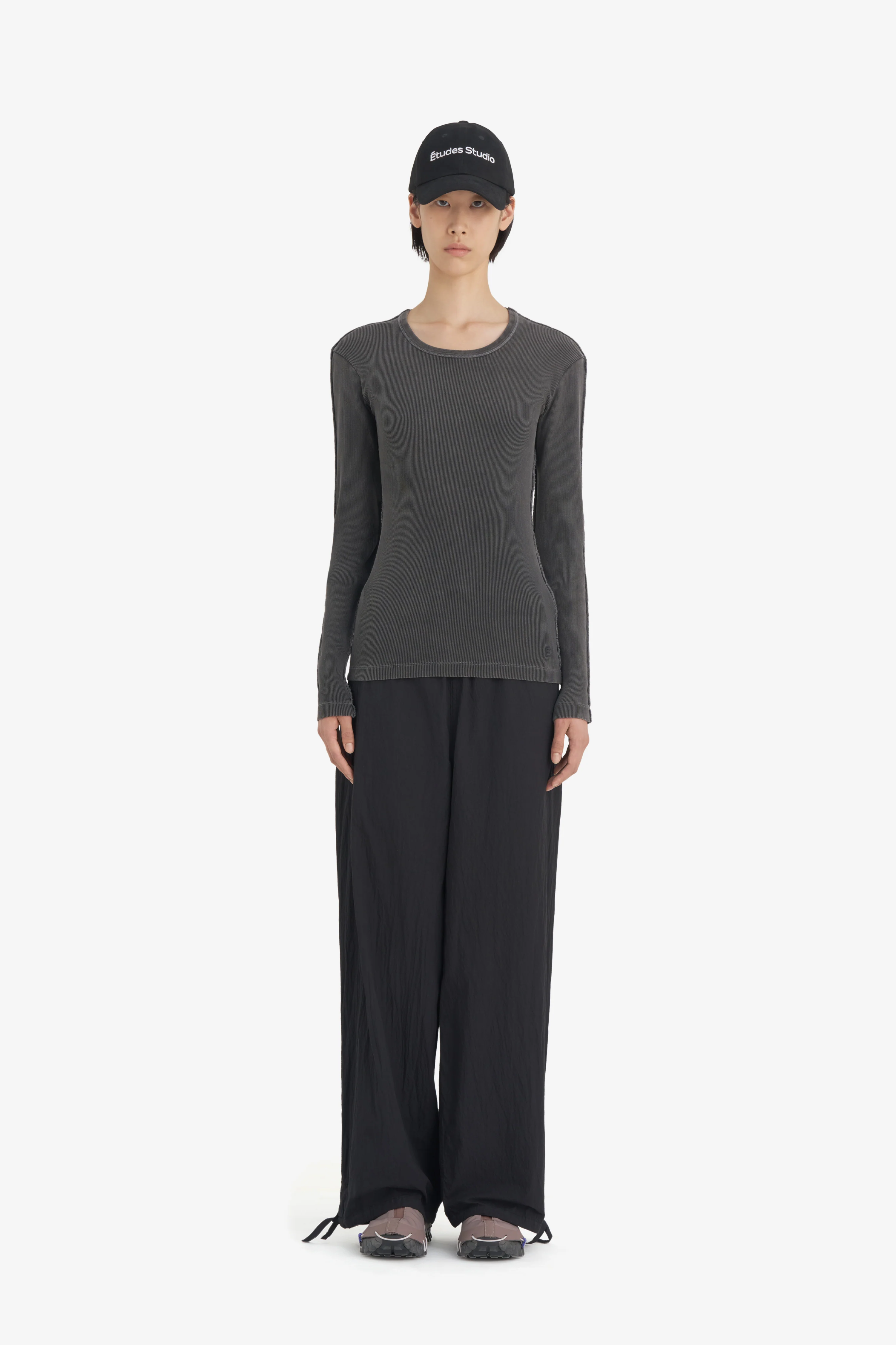 RIB LONG SLEEVES T-SHIRT WASH - Image 6